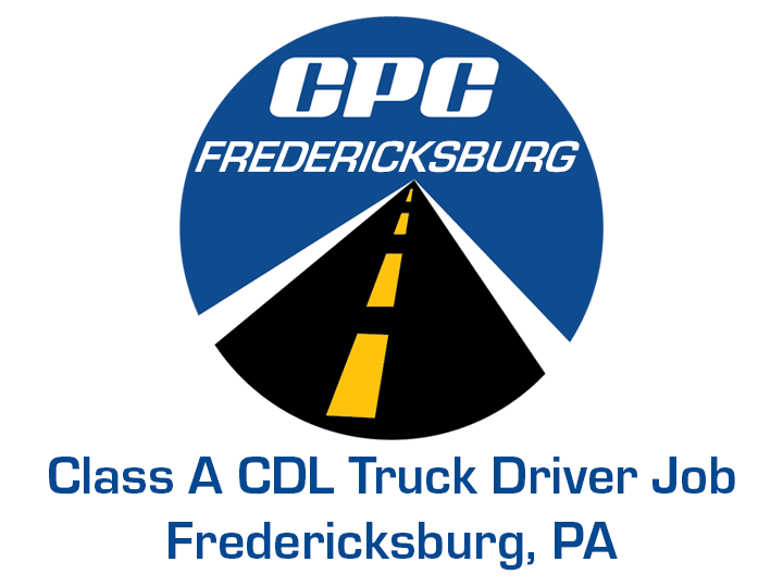 Class A CDL Truck Driver Job Fredericksburg Pennsylvania