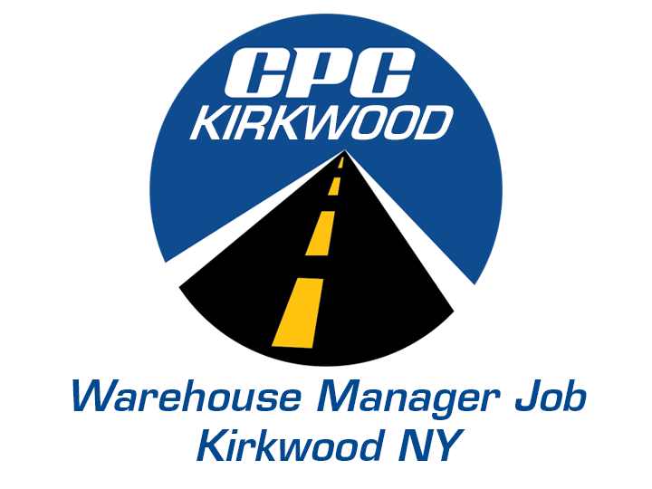Warehouse Manager Job Kirkwood New York