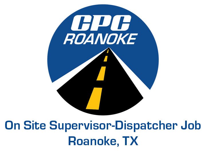 On Site Supervisor Dispatcher Job Roanoke Texas