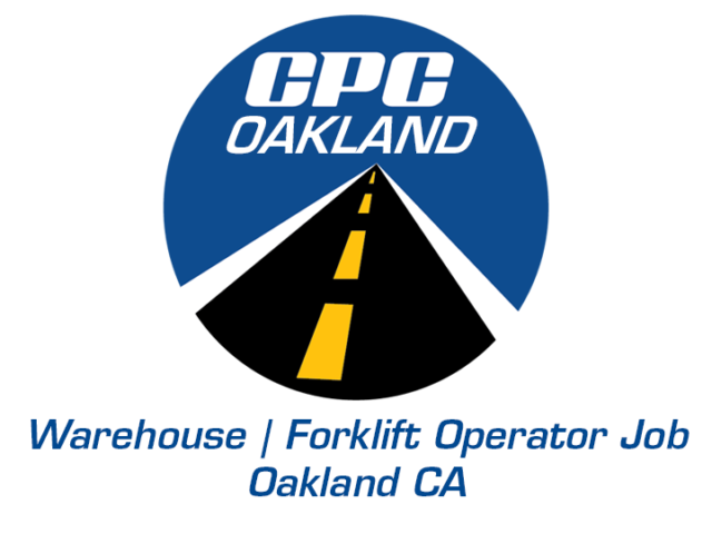 Warehouse Forklift Operator Job Oakland California