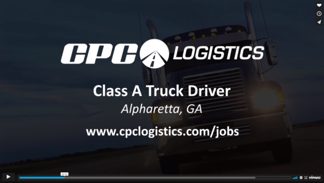 Class A CDL Truck Driver Job Alpharetta Job