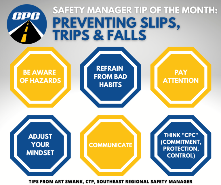 Preventing Slips, Trips and Falls CPC Logistics
