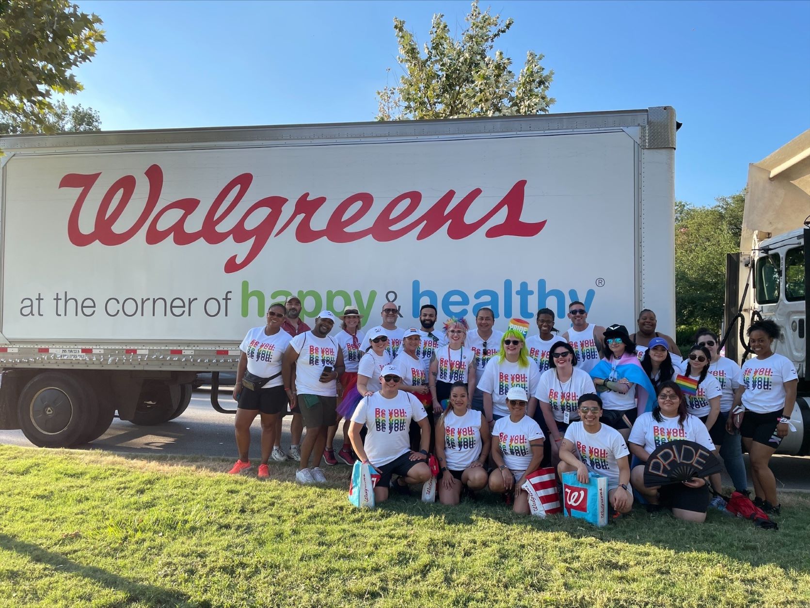 Driver Represents Walgreens in Pride Parade CPC Logistics