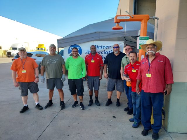 Steven Cooper, Freddy Flores, Johnathan Santana, Donald York, CPC Regional Manager Rick Weiher, Walgreens Director of Logistics for the Central and Southeast Regions Rodney Wilson,, Salvador Rodriguez and Santiago Cornejo