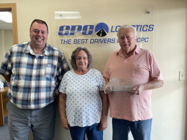  CPC Operations Manager Kevin Adams, Carolyn and Tom Peterson .