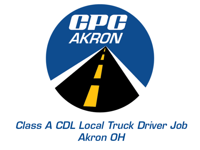Class A CDL Local Truck Driver Job Akron Ohio