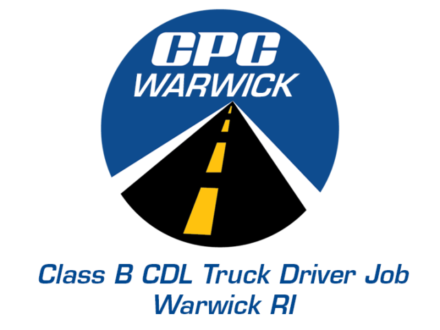 Class B CDL Truck Driver Job Warwick Rhode Island