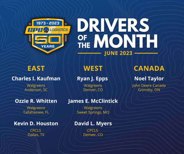 June 2023 Drivers of the Month
