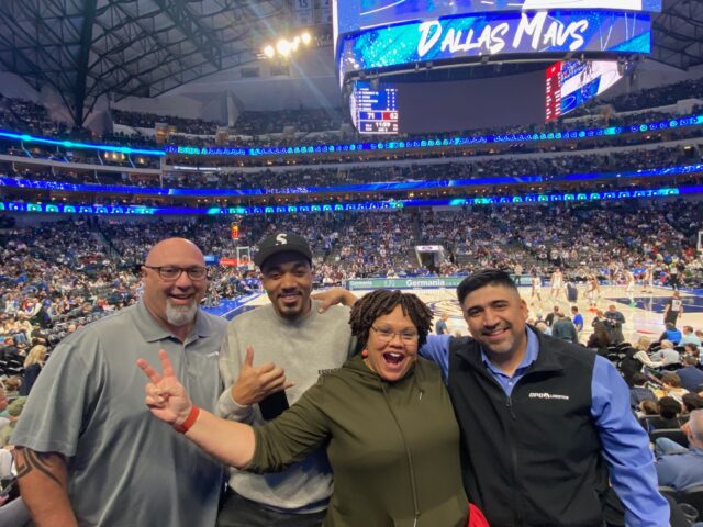 Regional Manager Rick Weiher, Joshua Tatum, Brenda Hawke and Sixto Quezada 