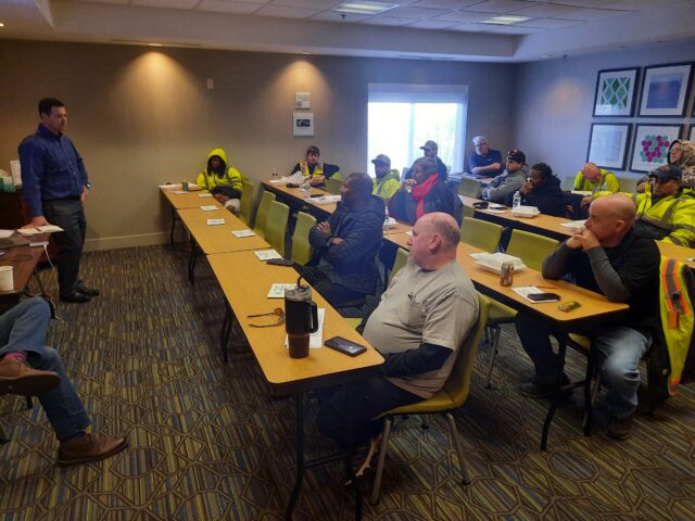 Procter & Gamble safety meeting in Morris, Illinois.