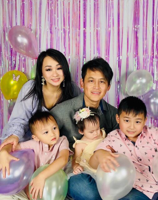 Peng Lee and his family