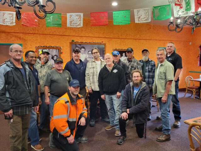 First row: Shawn Kunze and John Backes. Second row: Steve Hall, Yves Thomas, Bill Reilley, Robert Silvers and Chris Erickson. Third row: Charles Humphrey, Wade McCollom, George Monize, Bryan Gregson, Scott Maddy, Jerry TenBerge, and Herb Morton.