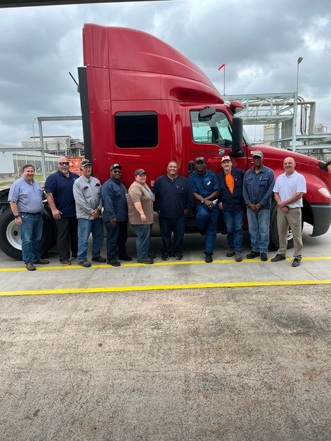 Baker Hughes North American Operations HSE Leader Ryan Fordyce, CPC Regional Manager Rick Weiher, Mark Pesl, Mike Mosley, Michele Free, Rudy Martinez, Joe Jefferson, David Citro, Evan George, and CPC Operations Manager Luke Lenius