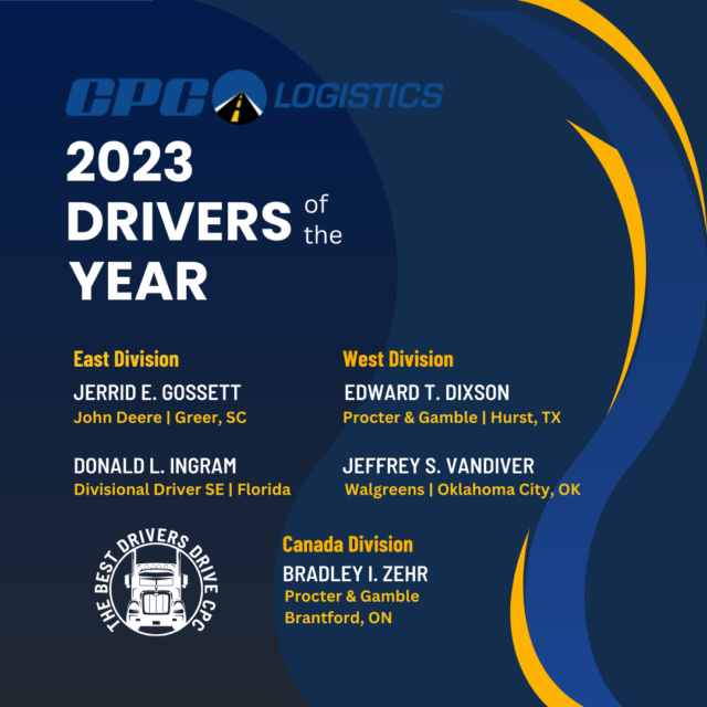 CPC Logistics' 2023 Drivers of the Year