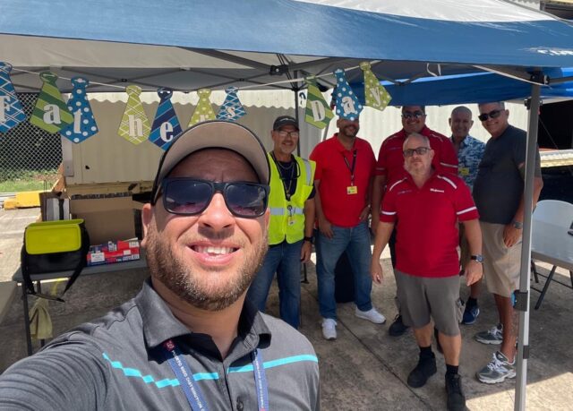 Walgreens Manager Mario Maldonado, CPC Operations Manager Jose Chompre, Walgreens Dispatcher Erick Santiago, Juan Heredia, Deison Colon, Juan Melendez, and Luis Garcia