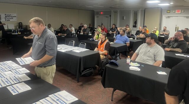 Procter & Gamble safety meeting in Vandalia, Ohio