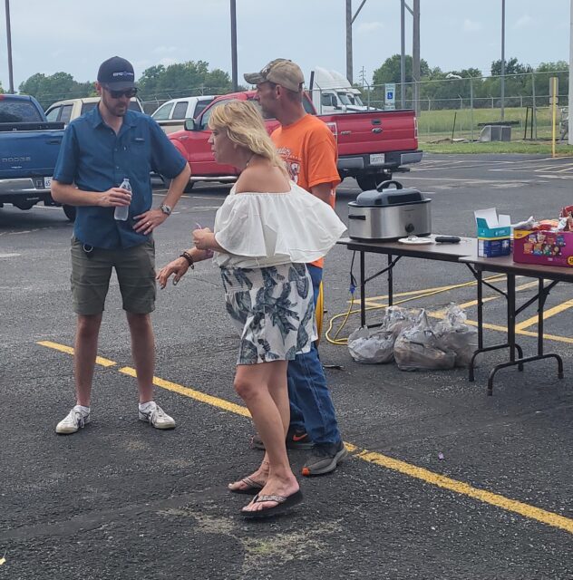 CPC Safety Supervisor Brad Smith with driver Robert Najewski and his wife