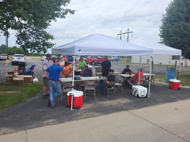 Cookout for Walgreens drivers in Mt. Vernon, Illinois