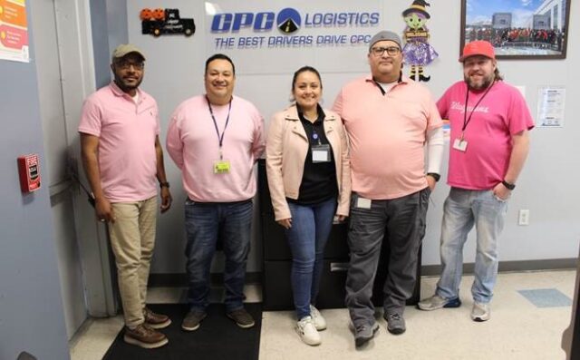 From left: Walgreens Senior Logistics Analyst Ronald Bourdeau, Walgreens General Manager Rafael Ascazubi, CPC Transportation Administrative Assistant Melissa Milla, Walgreens Associate Logistics Manager Luis Ronceros and Walgreens Inbound/Outbound Manager Brian Kaempf