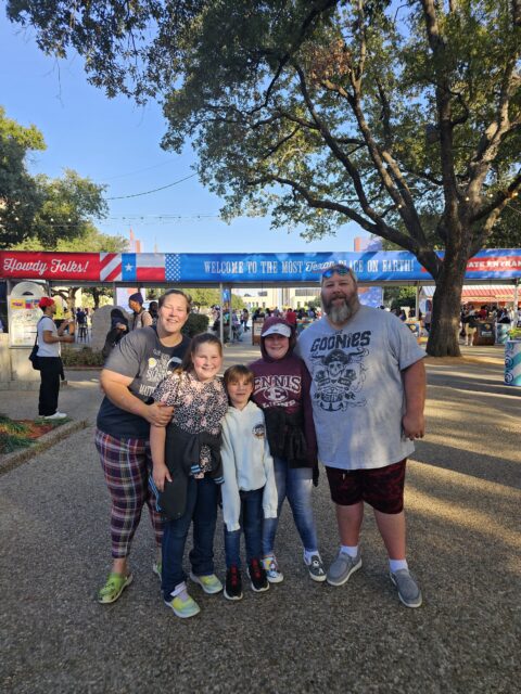 Matthew Howard and his family