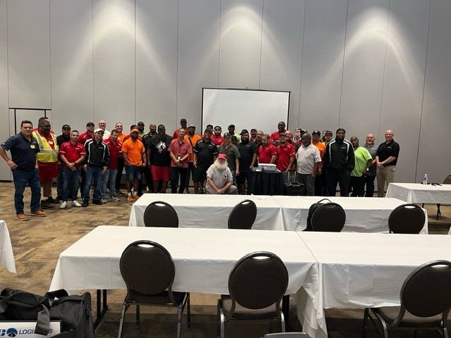 Safety meeting in Houston, Texas