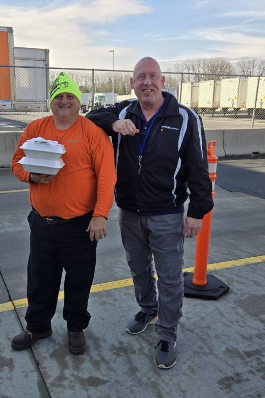 Dean Dalconzo and CPC Safety Supervisor Carmen Parisio