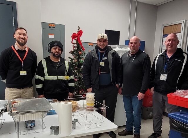 Walgreens Fleet Manager Ryan Michael, Luis Natera Rodriguez, Cesar Guerrero Santana, CPC Safety Supervisor Bill Baines and CPC Safety Supervisor Carmen Parisio