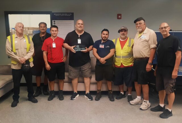 From left: Joe Manley, John Napolitano, Vladimir Stojcev, Jeff Mpistolarides, Alexander Verdin, Primitivo Torres, Mike Fleck and Robert Wolff