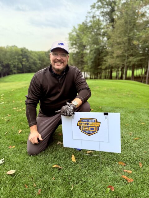 Nick Sablich at the Kevin Class Memorial Golf Tournament