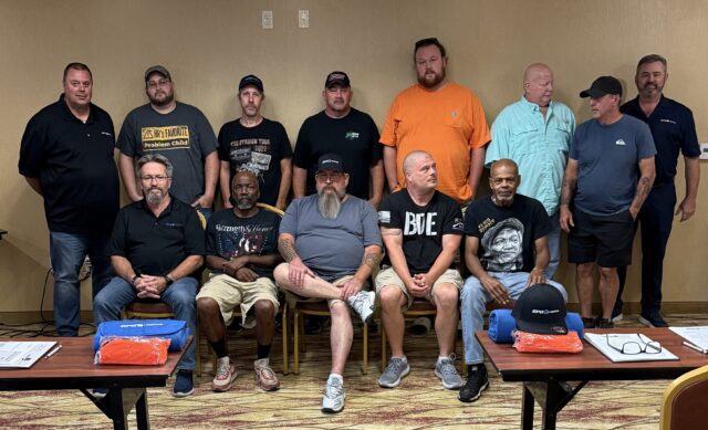 Safety meeting in Peoria, Illinois