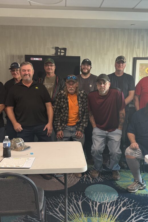 Safety meeting in Pryor, Oklahoma.