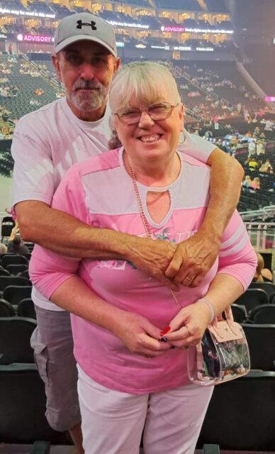 Bradley Pooler and his wife, Angel