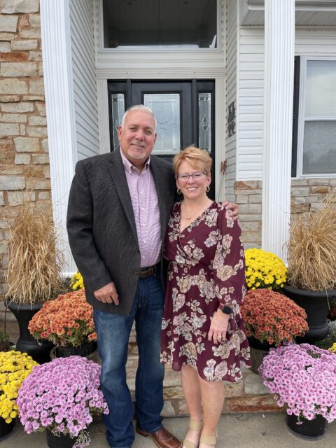 John Reeves and his wife, Tricia