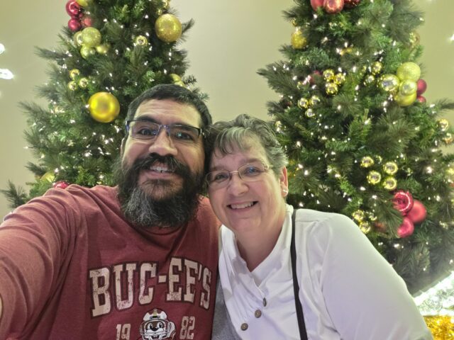 Mario Rodriguez and his wife, Denise