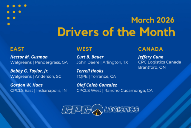 March 2026 Drivers of the Month