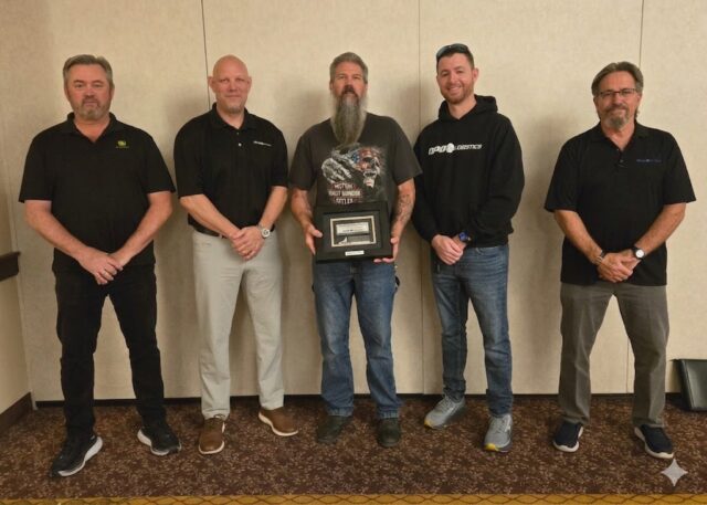 Safety Supervisor Kevin Ogle, Director of Safety Isaac Harmon, Joe Janusz, Fleet Manager Lance Burnett, Safety Manager John Schlichter
