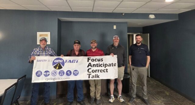 From left: Arthur Paulsen, Tim Hamms, Jacob Whittington, Mikus Lane and Safety Supervisor Bradley Smith