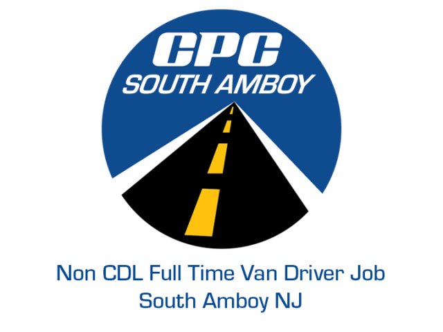 Non CDL Full Time Van Driver Job South Amboy New Jersey