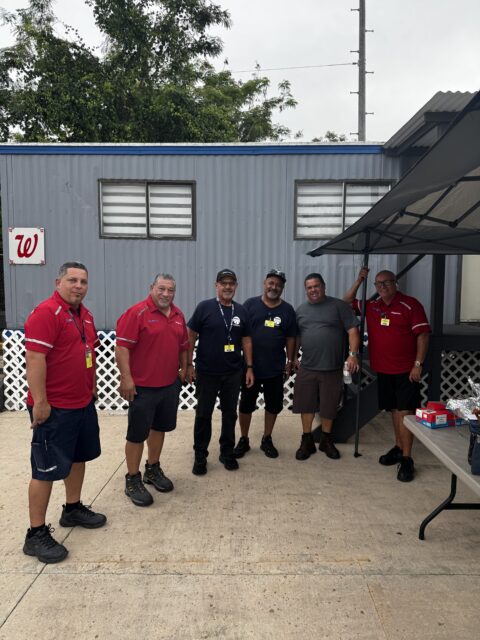 From left: Roberto Ayala, Felix Velez, CPC Operations Manager Jose Chompre, Jose Negron, Enrique Parga and Orlando Torres