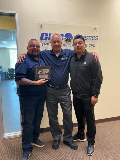 From left: Regional Manager David Flores, William Cooper and On-Site Supervisor Ivan Arellano