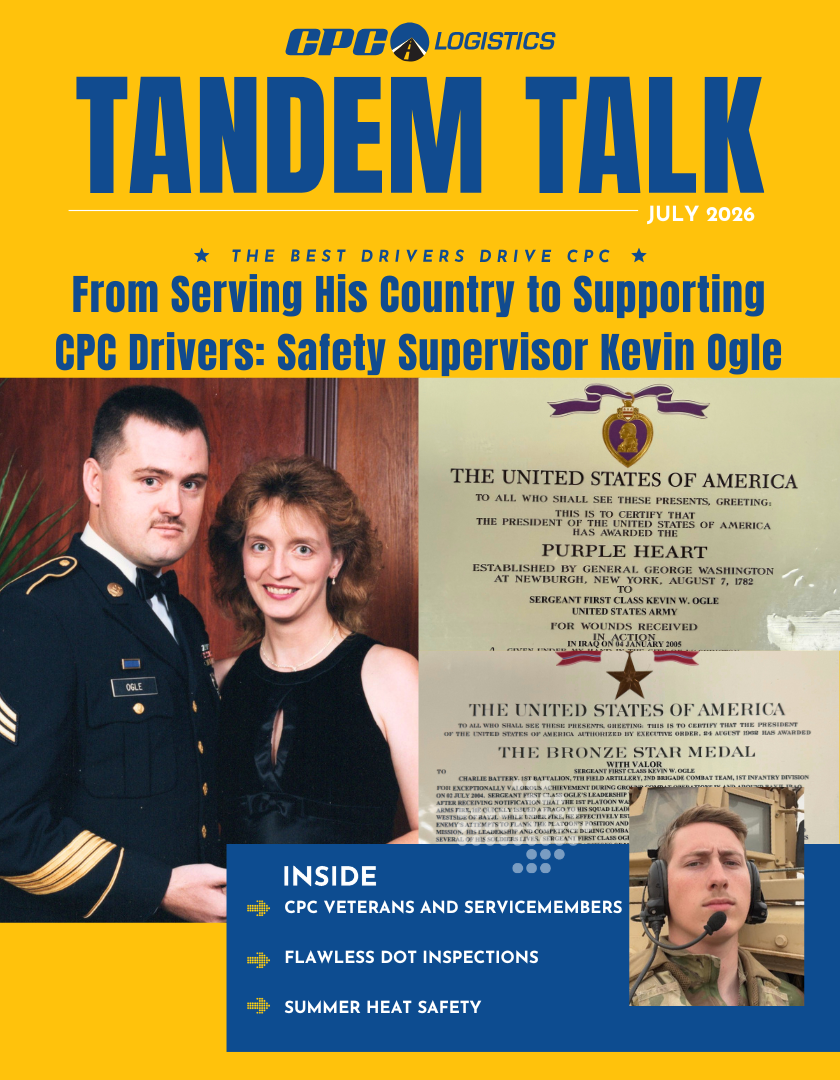 Cover image for CPC Logistics July 2026 issue of Tandem Talk.