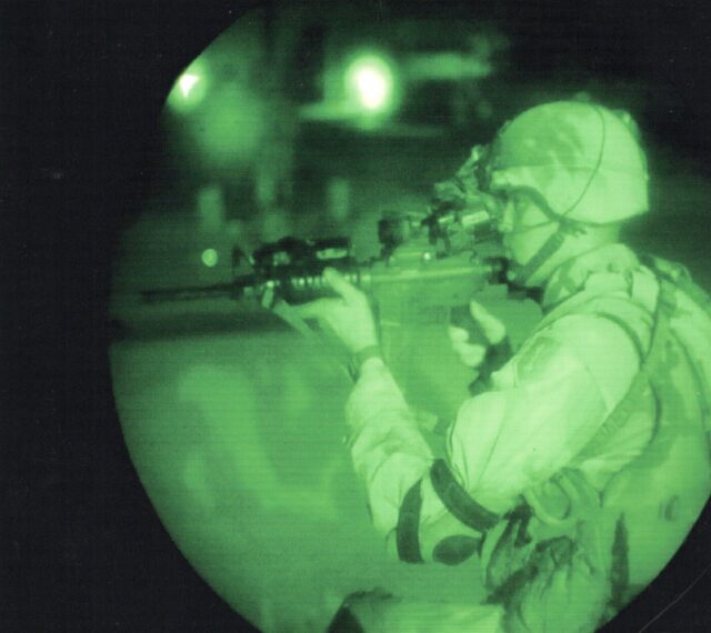 Photo of Kevin Ogle during his 2004 deployment to Iraq.