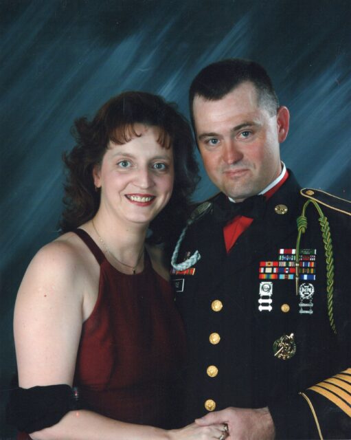 Photo of Kevin Ogle and his wife in 2005.